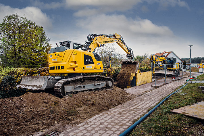 Four new Liebherr machines for Feickert